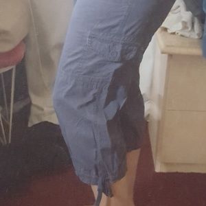 Navy Cropped Kahkis St. John's Bay Size 12.